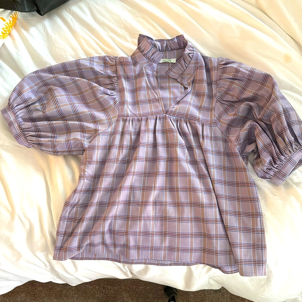 purple blouse new with tags